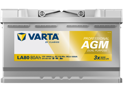 VARTA Professional Dual Purpose AGM  - (840080080)