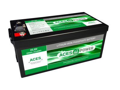 Aces 24V 200Ah HFA Lithium Bluetooth Battery + Canbus
